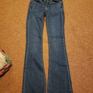 American Eagle Hi-Rise Artist Flare - Size 2 LONG